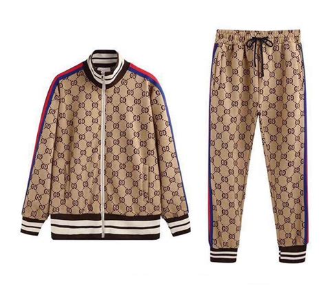 gucci jumpsuit mens cheap|gucci sweat suits for men.